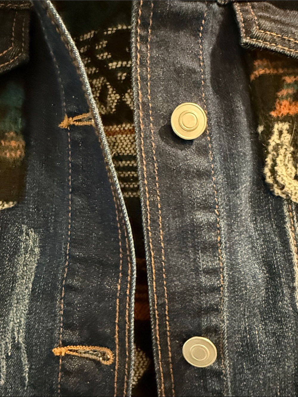 Venario denim western vest with sz s - Picture 5 of 10